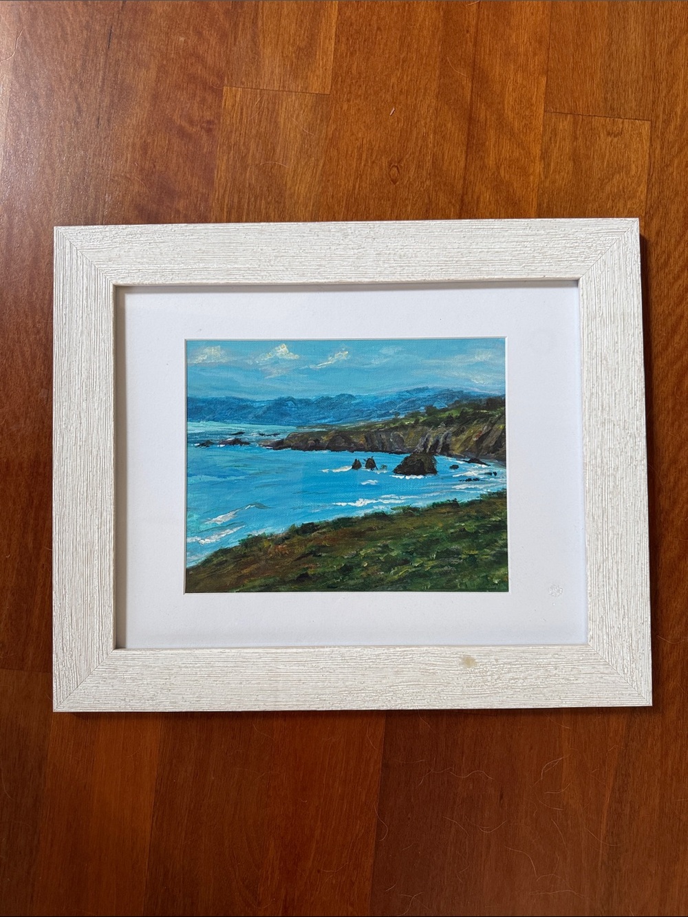 California Coastal Landscape Painting on 8”x10”, canvas panel, unframed